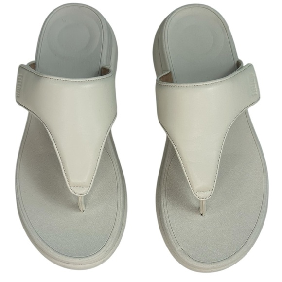 FitFlop F-Mode Go Adjustable Flatform Sandals Paris Beige Womens SZ 8 Comfort - Picture 6 of 10